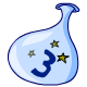 A blue balloon made specially for
Neopets third birthday.