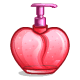 Valentines Shampoo Bottle