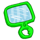 This sturdy mirror is designed specially for Grarrls, although other Neopets can use it also.