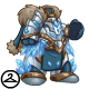 Furry Ice Knight Armour Outfit