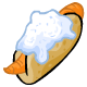 Snowy Carrot Hot Dog
