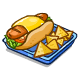 Lunch Hot Dog