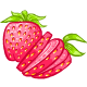 Sliced Strawberries - r77