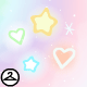 Thumbnail for Premium Collectible: Sparkling Pastel Rainbow Background Item