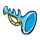 Blue Scorchio Trumpet