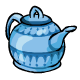 Fancy Blue Teapot