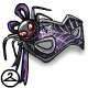 Purple Spyder Web Mask