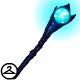 This staff looks like it contains dark magic. This was an NC prize for visiting the Homes of the Altador Cup Heroes during Altador Cup XII.