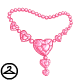 Diamond Necklace of Hearts