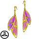 If you dont have your own wings, you can always just accessorize with them, and just look how beautifully these earrings flutter and sparkle!