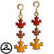 Fall in love with these fall leaves earrings!