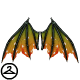These wings are decrepit and creepy but they are quite fitting for a mutant. This item is only wearable by Neopets painted Mutant. If your Neopet is not painted Mutant, it will not be able to wear this NC item.