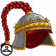 Braided Red Helm