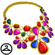 Brightly Jewelled Necklace