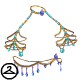 You are just dripping in jewels! If your Neopet is not painted Maraquan, it will not be able to wear this NC item.