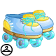 Your favourite little monster will look SO cool coasting through Neopia in these fancy pastel roller skates! If your Neopet is not painted Mutant, it will not be able to wear this NC item.
