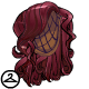 Mutant Elegant Burgundy Wig