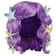 Thumbnail for Dyeworks Purple: Golden Sea Star Wig