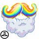 Rainbow Moustache and Cloud Beard
