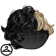 Thumbnail for Short Black and White Wig