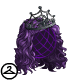 Spyder Crown with Purple Curly Wig