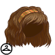Thumbnail for MME28-S3a: Brown Short Wavy Locks with Plaid Headband Wig
