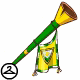 Now your Neopet can show their support for Brightvale with this Brightvale Team Vuvuzela! This was a NC prize for visiting the NC VIP Access Lobby during Altador Cup VII.