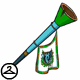 Now your Neopet can show their support for Maraqua with this Maraqua Team Vuvuzela! This was a NC prize for visiting the NC VIP Access Lobby during Altador Cup VII.