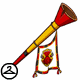 Now your Neopet can show their support for Shenkuu with this Shenkuu Team Vuvuzela! This was a NC prize for visiting the NC VIP Access Lobby during Altador Cup VII.