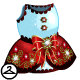 Your baby Neopet will be the darling of the holiday party in this velvet and satin dress. This item is only wearable by Neopets painted Baby. This NC item was obtained through Dyeworks.