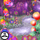 Bright Flower Cutout Background