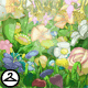 Among Flowers Background