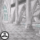 Mysterious Hall of Grandeur Background