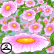 Oversized Flower Garden Background