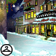 Look past the crowds and take in the beauty of Neopian Central during the winter!