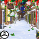 Winter Wonderland Alley Background