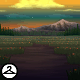 Thumbnail art for Dyeworks Orange: Eventide Mountains Background
