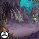 Eerie Underwater Grotto Background