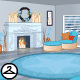 Dyeworks Blue: Fireplace Zen Background