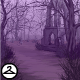 Dyeworks Purple: Forest Fog Background