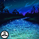 Dyeworks Blue: Starry Glowstone Path Background