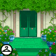 Lucky Green House Background