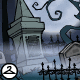 Haunted Graveyard Background