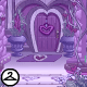 Dyeworks Purple: Enchanting Hearts Front Porch Background