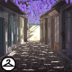 This enchanting alley is tucked away from Neopias busier streets. This NC item was given out as a Premium Collectible reward in Y17.