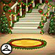 Holiday Staircase Background