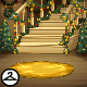 Thumbnail for Dyeworks Gold: Holiday Staircase Background