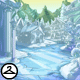 Magical Ice Town Background