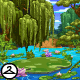 Thumbnail for Tranquil Lily Pad Pond Background