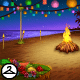 Take a walk on the beach in the firelight. This NC item was awarded through Shenanigifts.